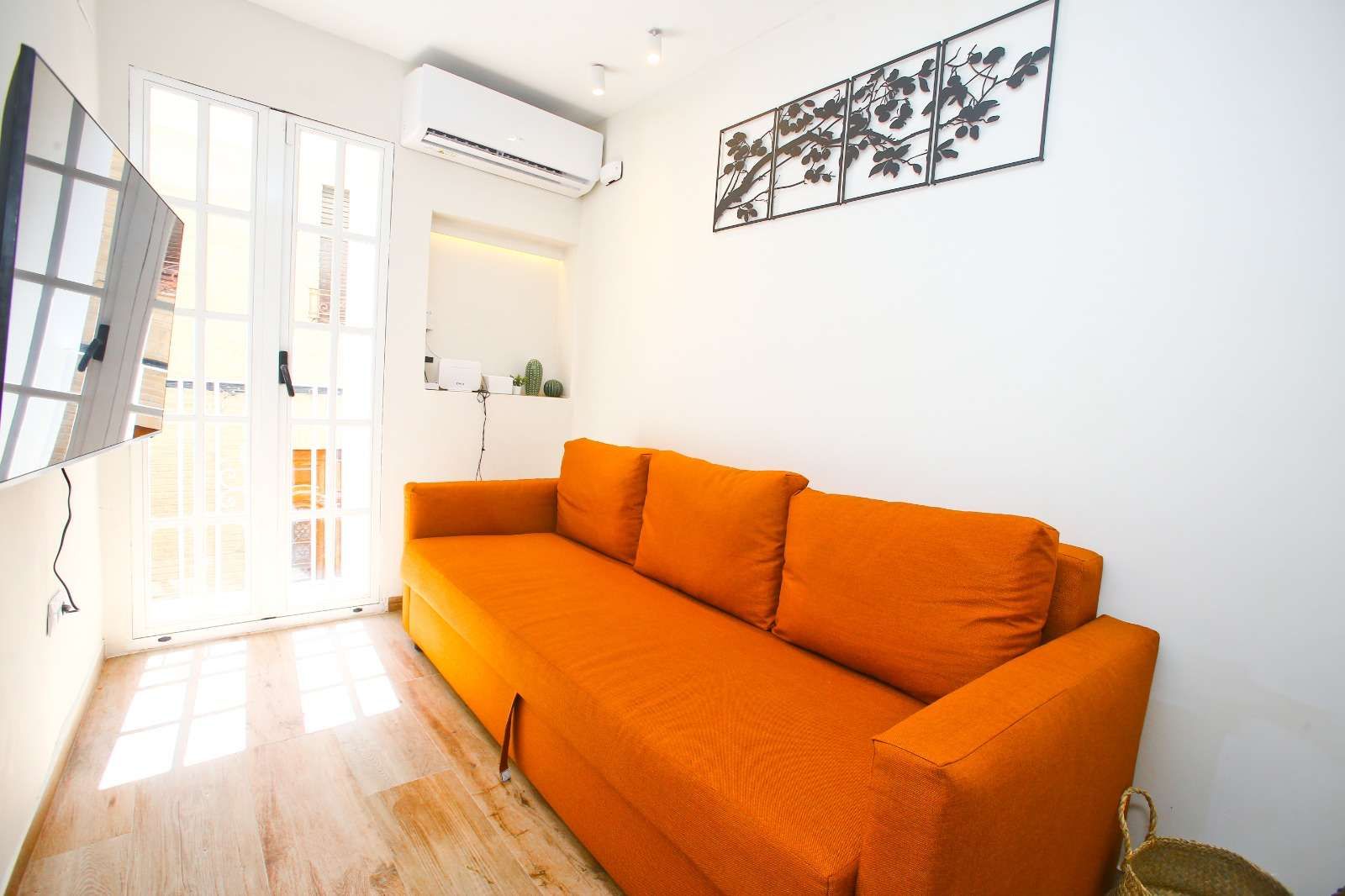Living room of Apartment to share in Puçol  with Air Conditioner and Terrace