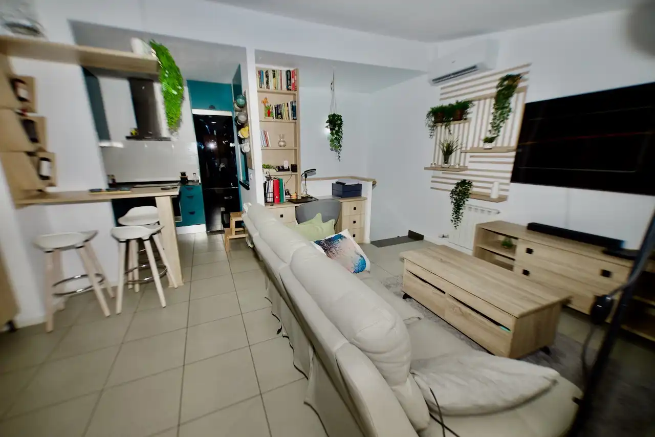 Sala de estar de Piso en venta en Terrassa con Aire acondicionado, Calefacción y Terraza