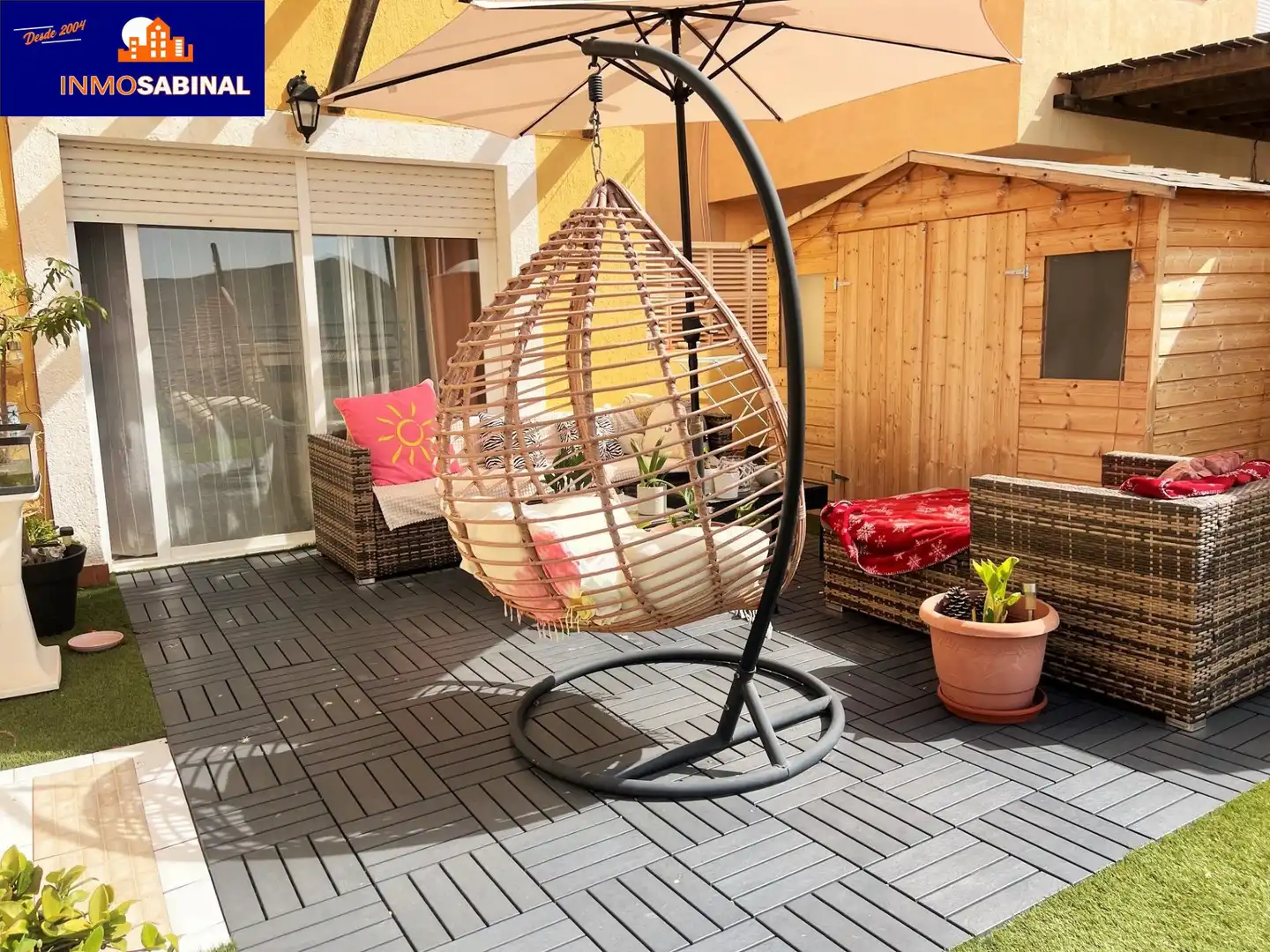 Terraza de Casa adosada en venta en Vícar con Aire acondicionado, Calefacción y Terraza
