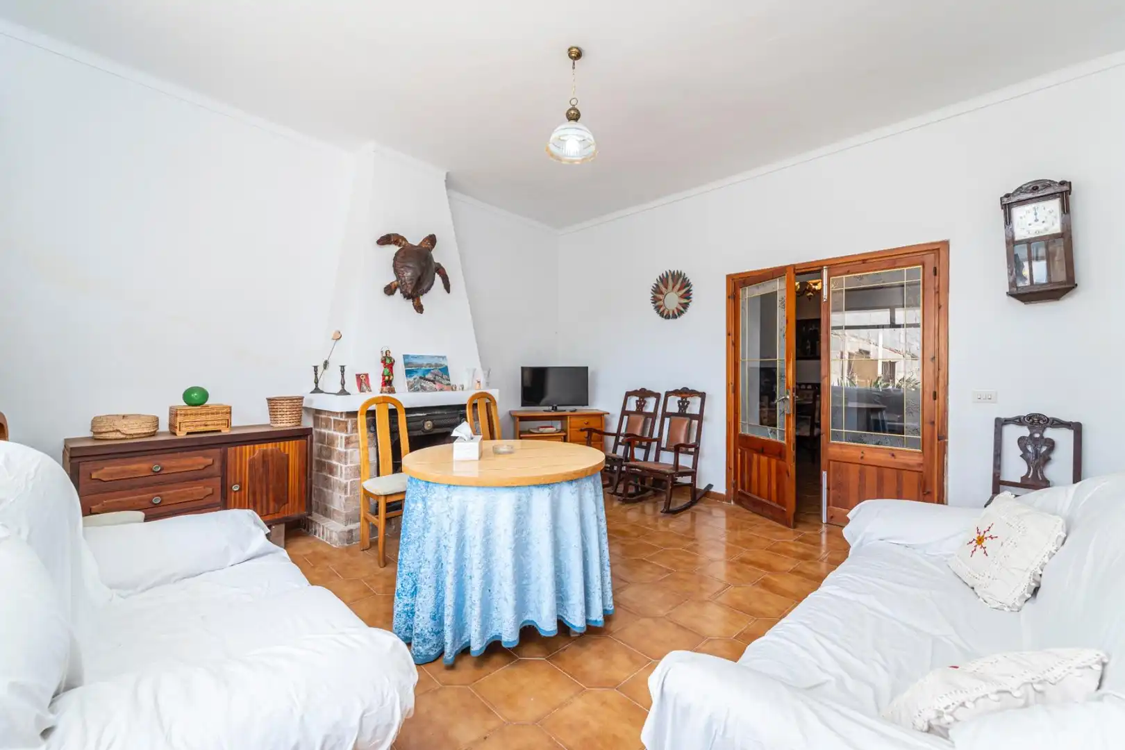 Living room of Houses for sale in Capdepera  with Private garden, Terrace and Storage room