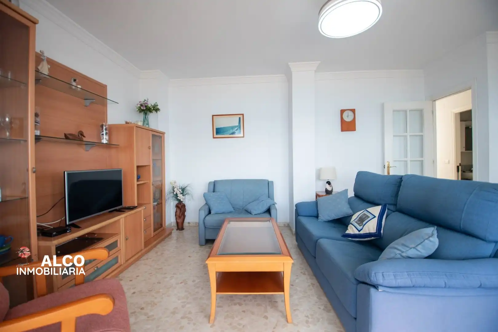 Wohnzimmer von Wohnung zur Miete in Torrox mit Terrasse