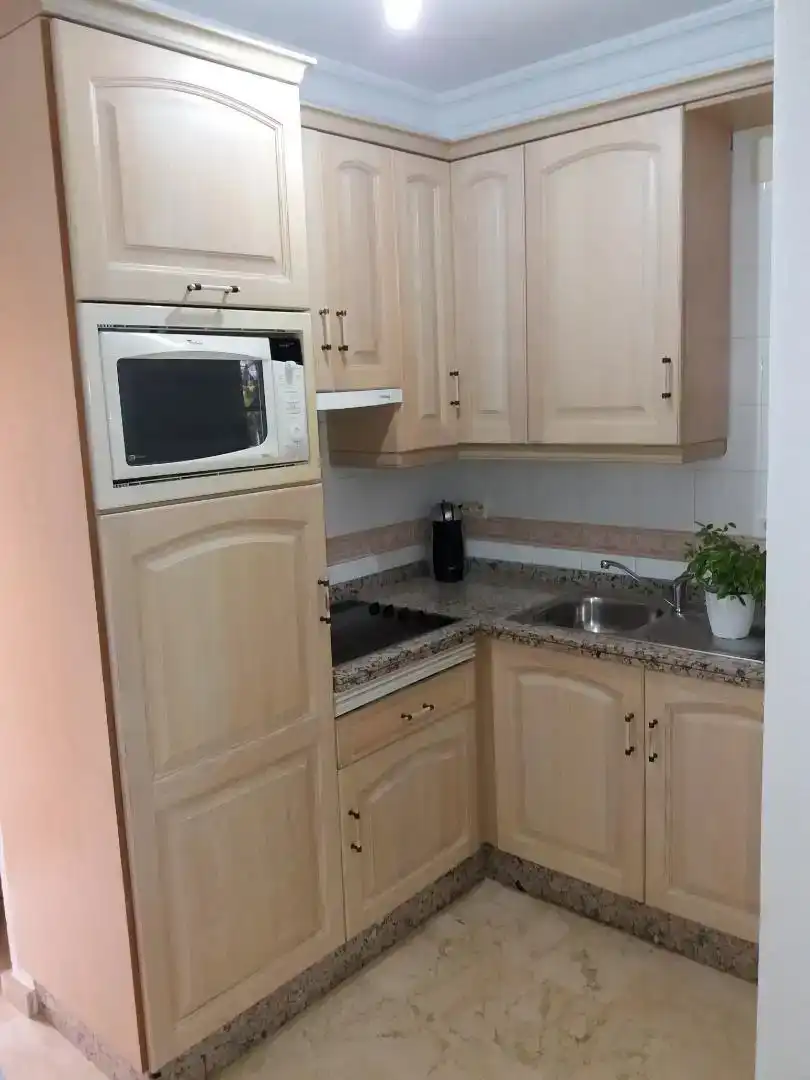 Kitchen of Flat for rent in Islantilla  with Private garden, Furnished and Oven
