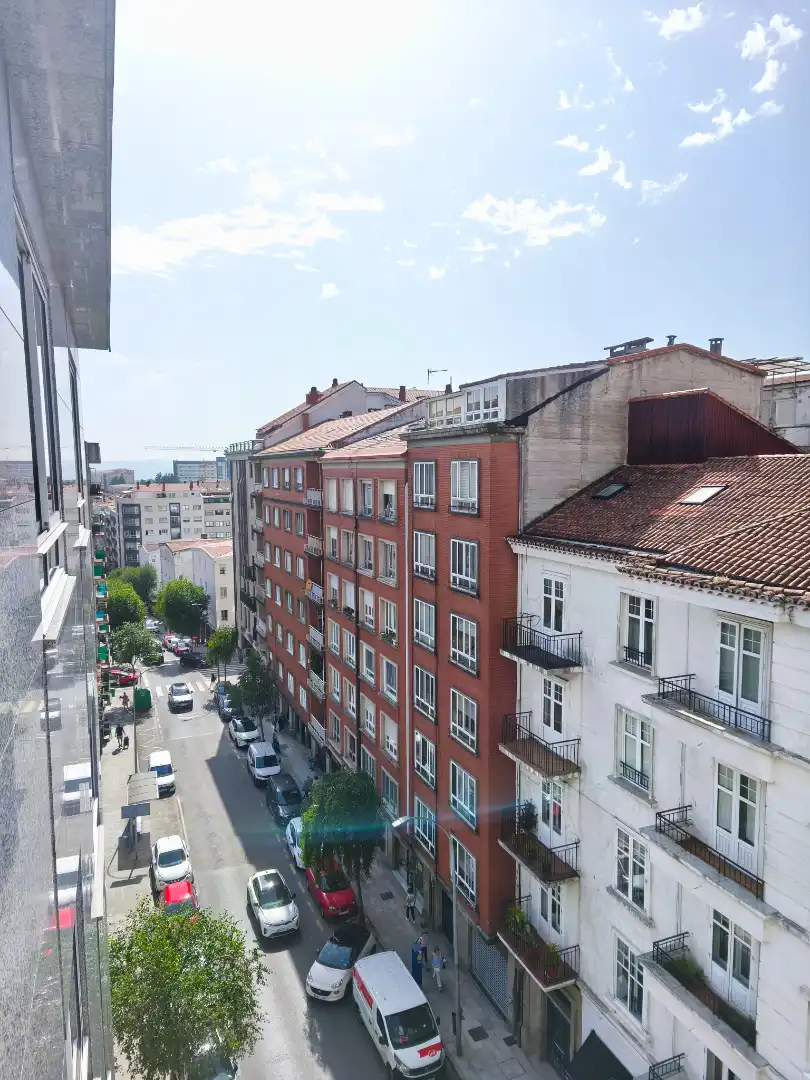 Exterior view of Flat for rent in Santiago de Compostela   with Heating and Furnished