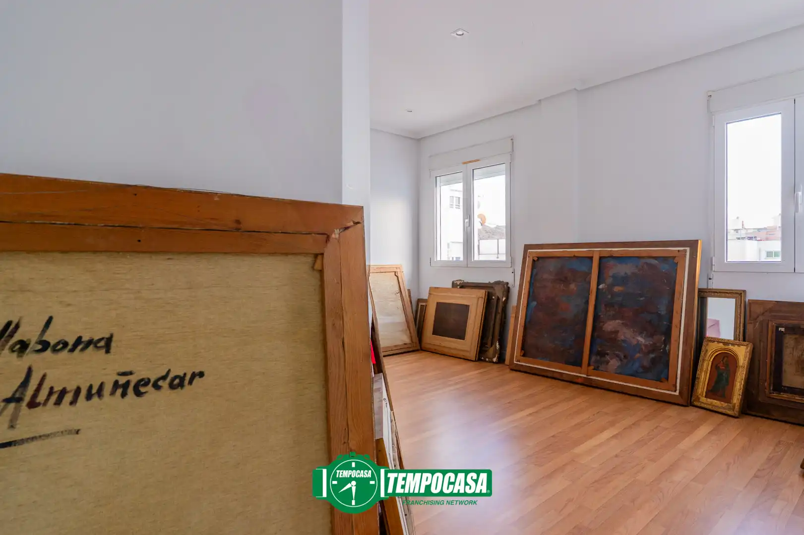 Schlafzimmer von Wohnung zum Verkauf in Valencia mit Klimaanlage, Parkett und Terrasse