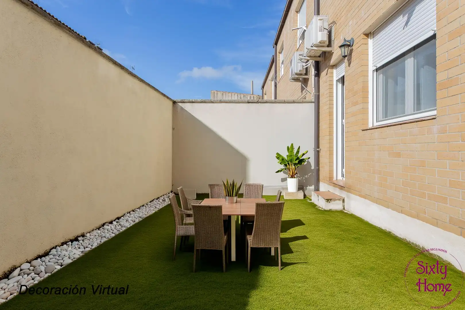 Terrassa de Casa adosada en venda en Biota amb Parquet, Terrassa i Moblat