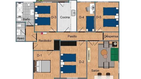 Foto 5 von Wohnung zum Verkauf in Ensanche - Fuenfresca, Teruel Capital