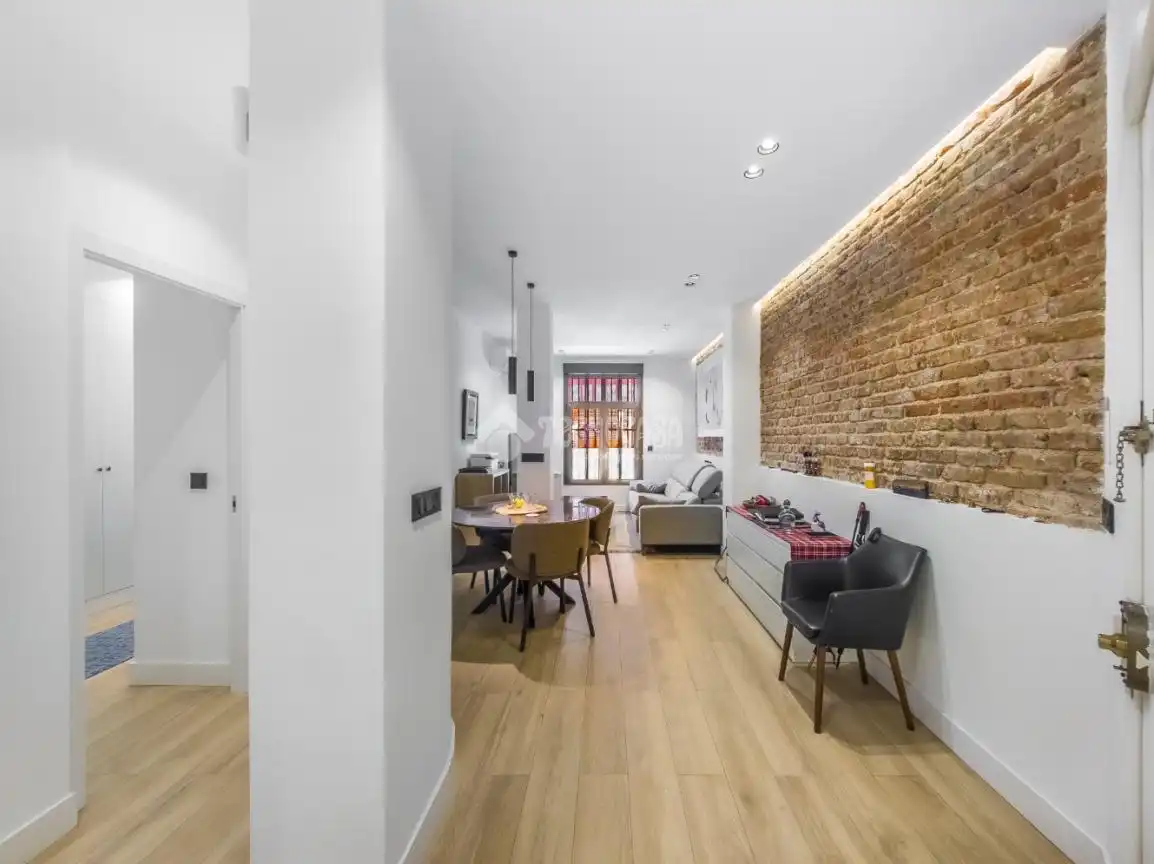 Sala d'estar de Pis en venda en Madrid amb Aire condicionat, Calefacció i Terrassa