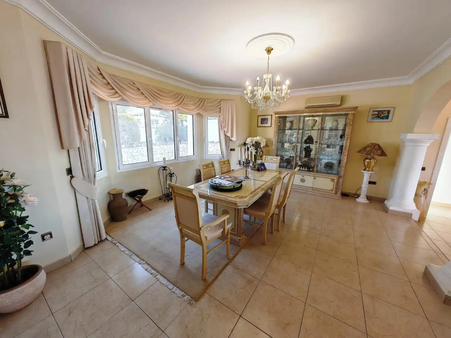 Dining room of Houses for sale in Moraira