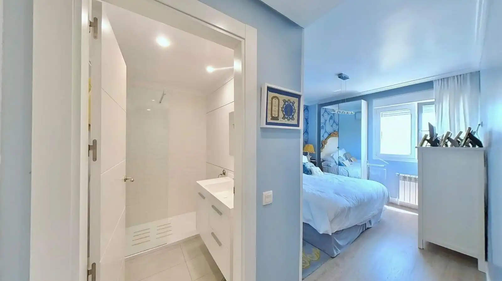 Baño de Apartamento en venta en Boadilla del Monte con Aire acondicionado, Calefacción y Jardín privado