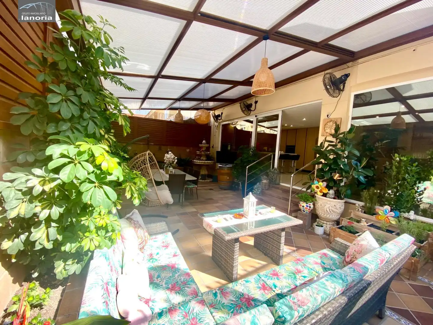 Terrace of Detached homes for sale in Albacete  with Air Conditioner, Heating and Parquet flooring