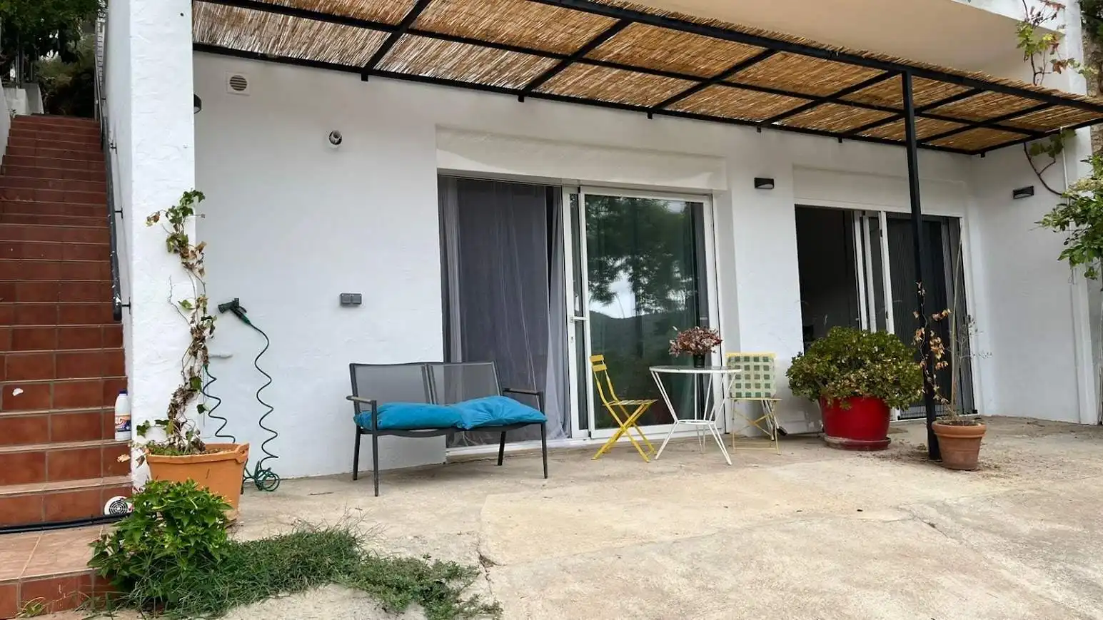 Terrassa de Pis de lloguer en Sant Pere de Ribes amb Aire condicionat, Jardí privat i Terrassa