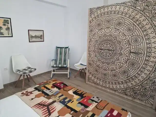 Wohnzimmer von Erdgeschoss zur Miete in Isla Cristina mit Klimaanlage, Abstellraum und Möbliert