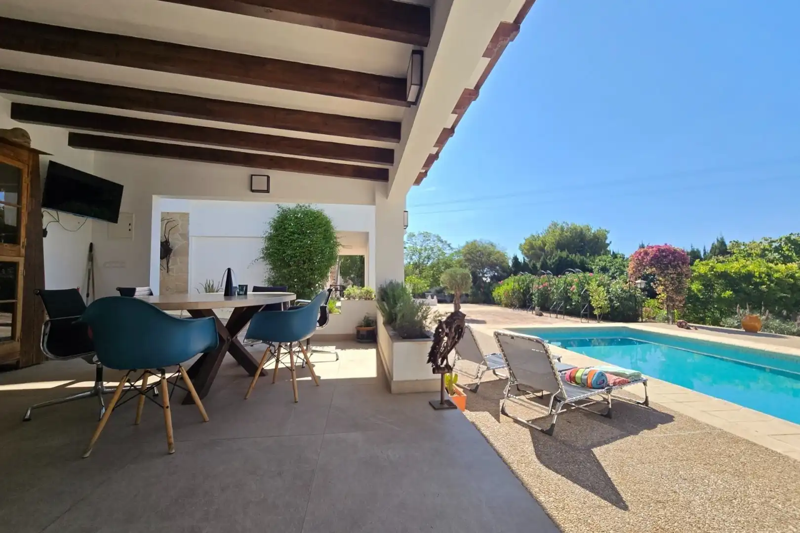 Terraza de Casa o chalet en venta en Altea con Aire acondicionado, Calefacción y Jardín privado