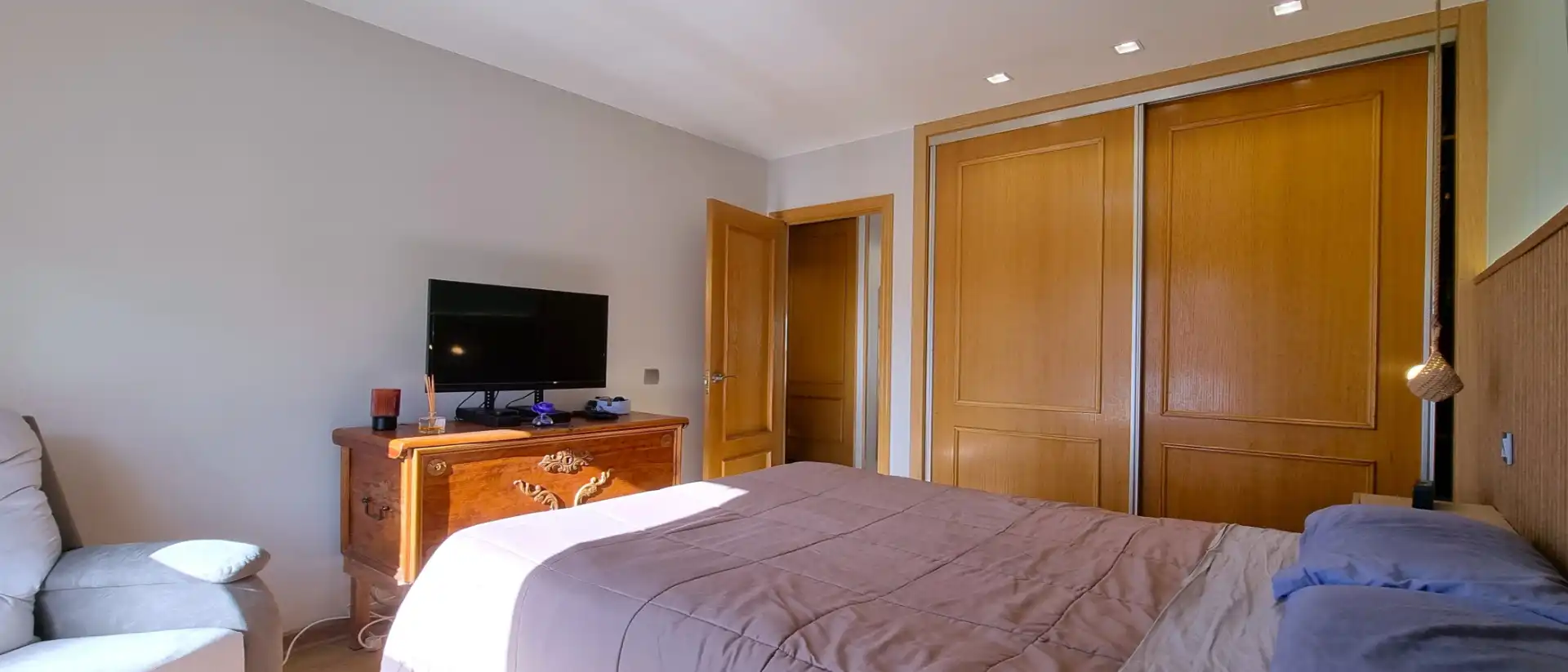 Bedroom of Flat for sale in Navalafuente  with Air Conditioner, Heating and Furnished