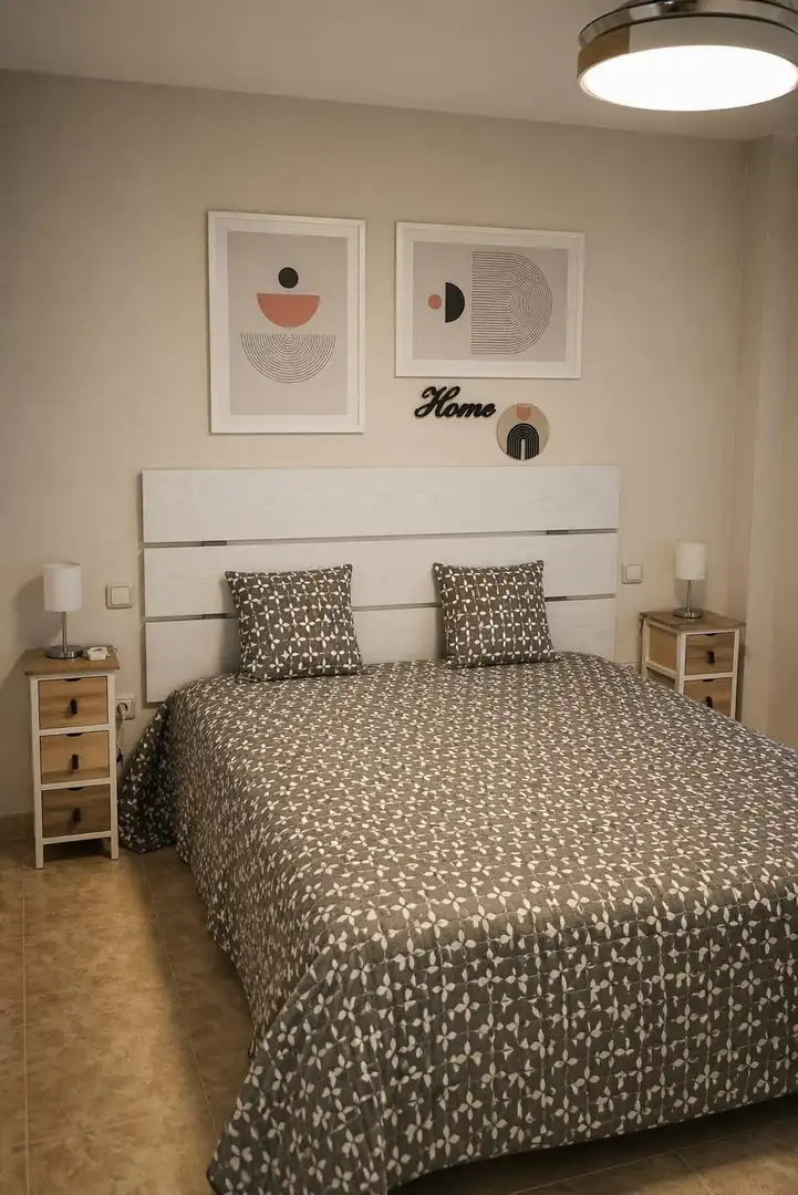 Schlafzimmer von Wohnungen zur Miete in Cartagena mit Klimaanlage, Heizung und Terrasse