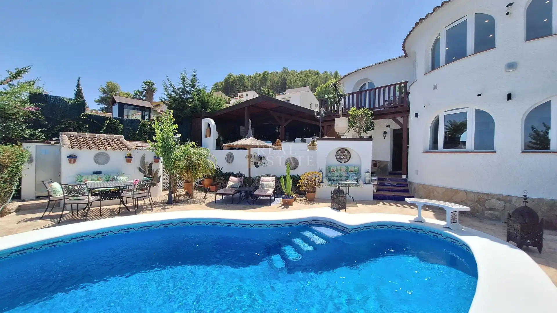 Jardí de Casa o xalet en venda en Benidoleig amb Aire condicionat, Terrassa i Traster