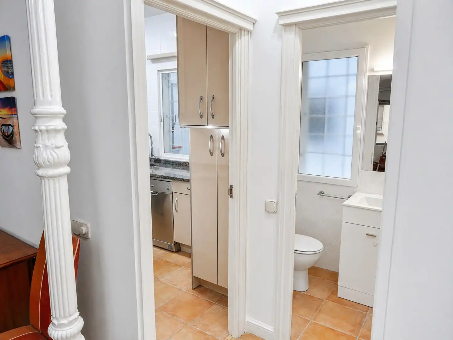 Baño de Piso de alquiler en Madrid con Aire acondicionado, Calefacción y Amueblado