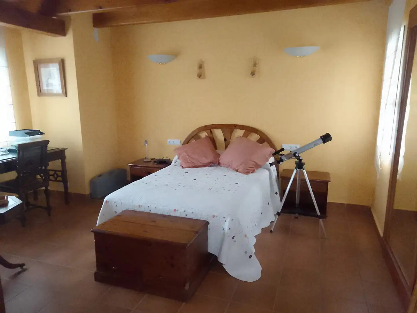 Dormitori de Casa o xalet en venda en Tibi amb Calefacció, Jardí privat i Terrassa
