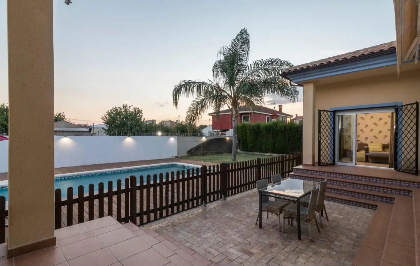 Terrassa de Casa o xalet en venda en Murcia amb Aire condicionat, Calefacció i Jardí privat