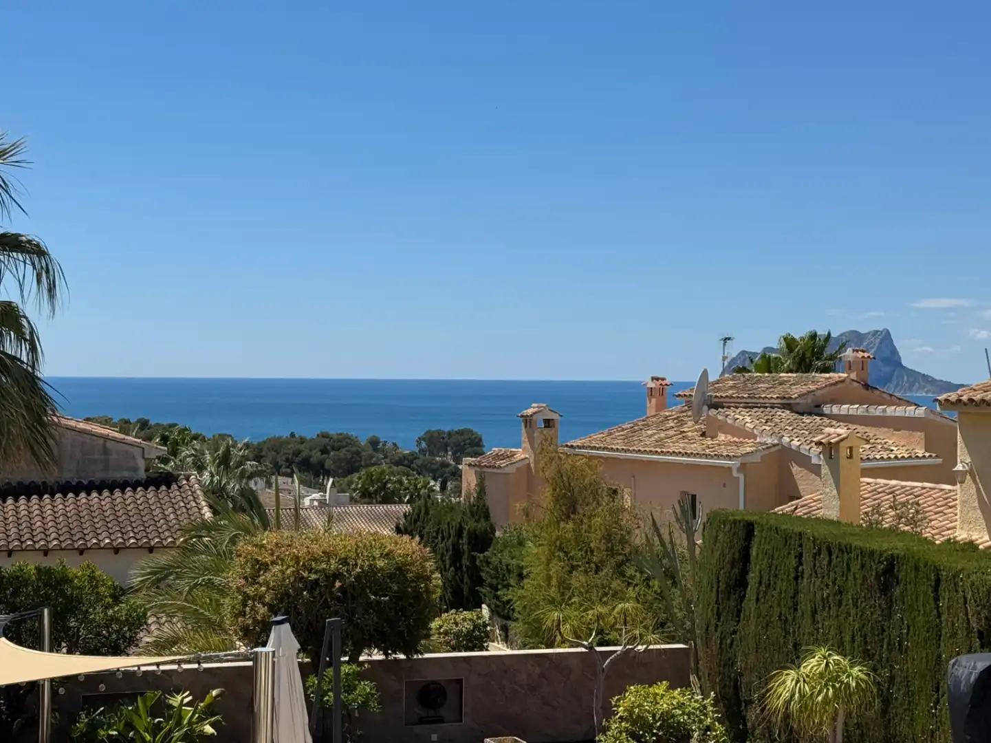 Exterior view of Houses for sale in Moraira  with Air Conditioner, Heating and Private garden