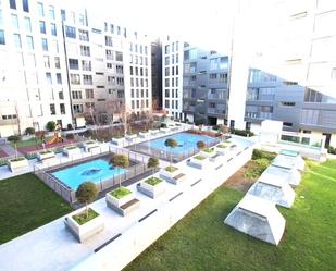 Swimming pool of Flat for sale in  Madrid Capital  with Air Conditioner, Heating and Storage room