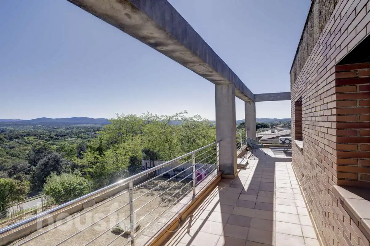 Terrassa de Casa o xalet en venda en Fogars de la Selva amb Aire condicionat, Calefacció i Jardí privat