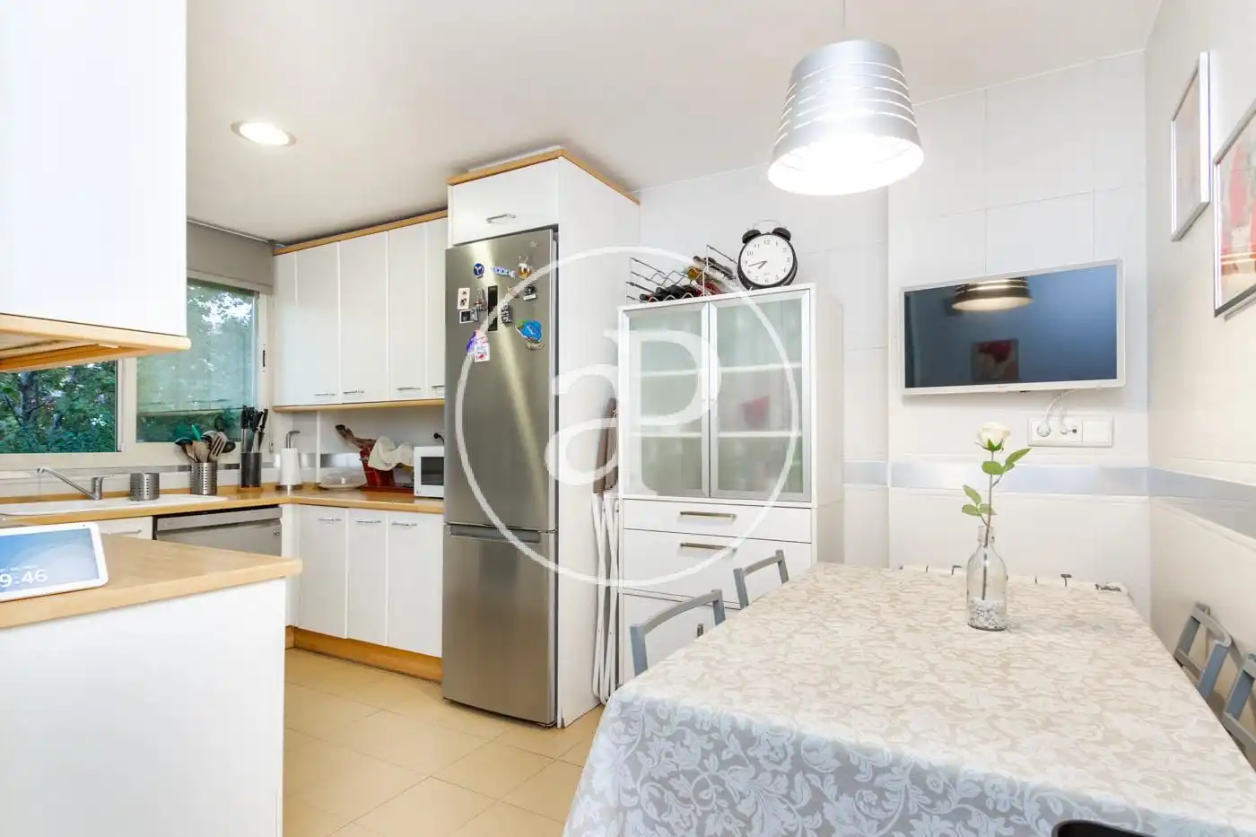Küche von Wohnung zur Miete in Pozuelo de Alarcón mit Klimaanlage, Heizung und Privatgarten