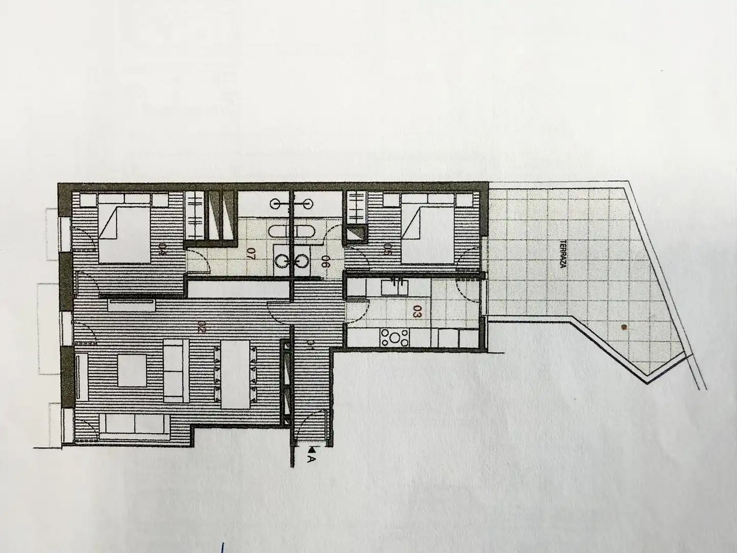 Wohnung zur Miete in  Palma de Mallorca mit Heizung, Terrasse und Balkon