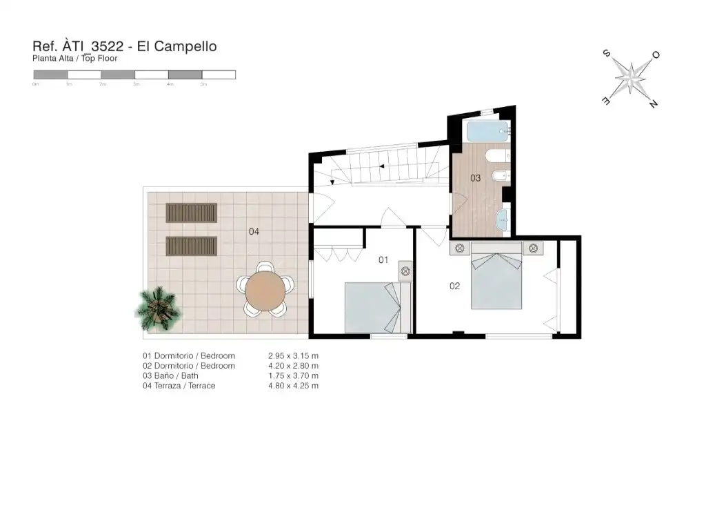 Ático en venta en El Campello con Aire acondicionado, Terraza y Amueblado