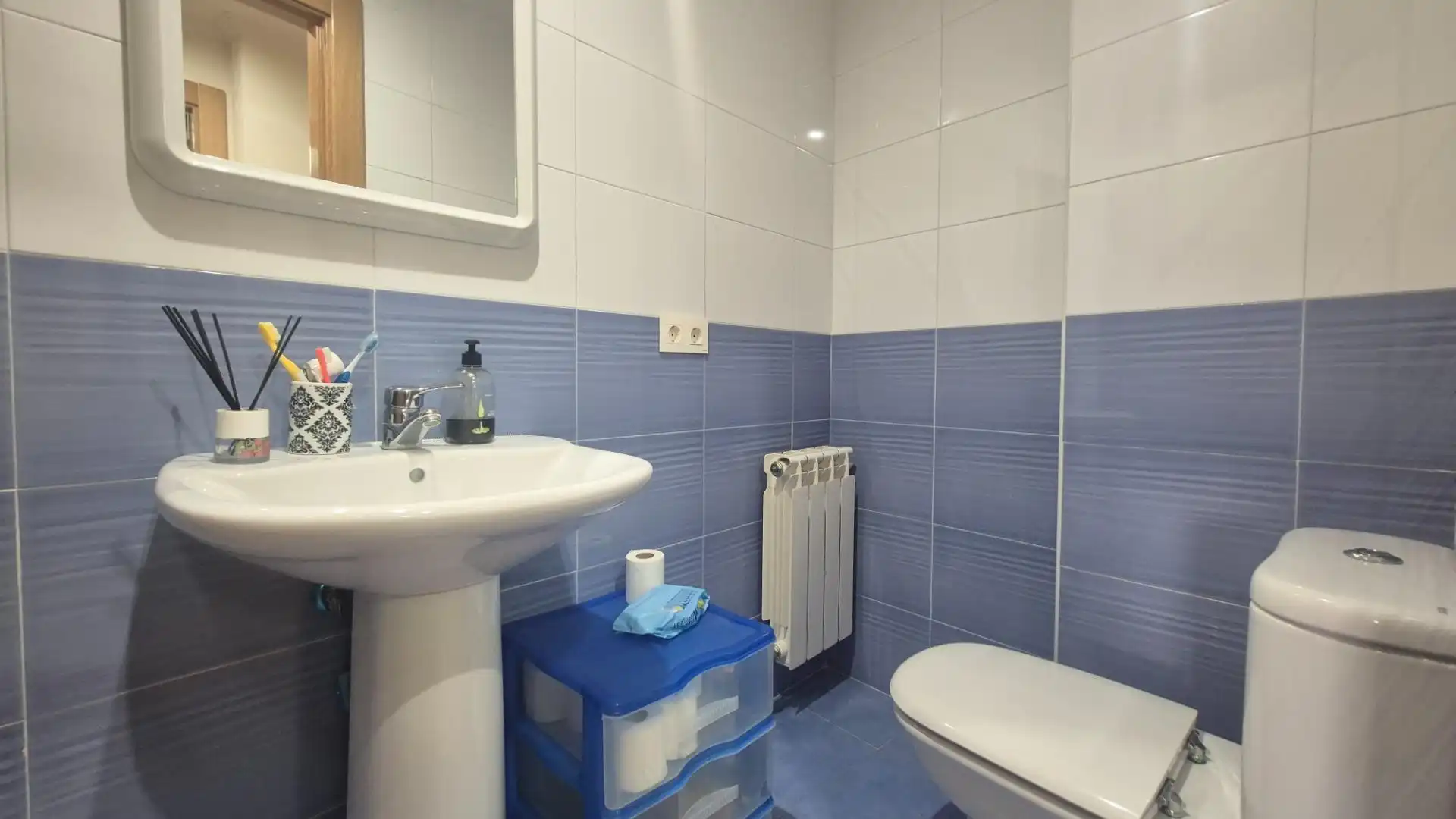 Badezimmer von Wohnung zum Verkauf in Calzada de Valdunciel mit Heizung und Möbliert