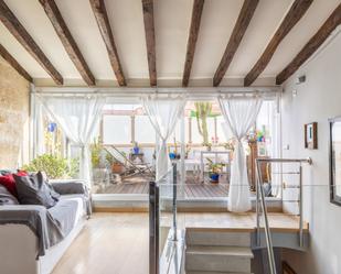 Living room of Apartment for sale in  Palma de Mallorca  with Air Conditioner, Parquet flooring and Terrace