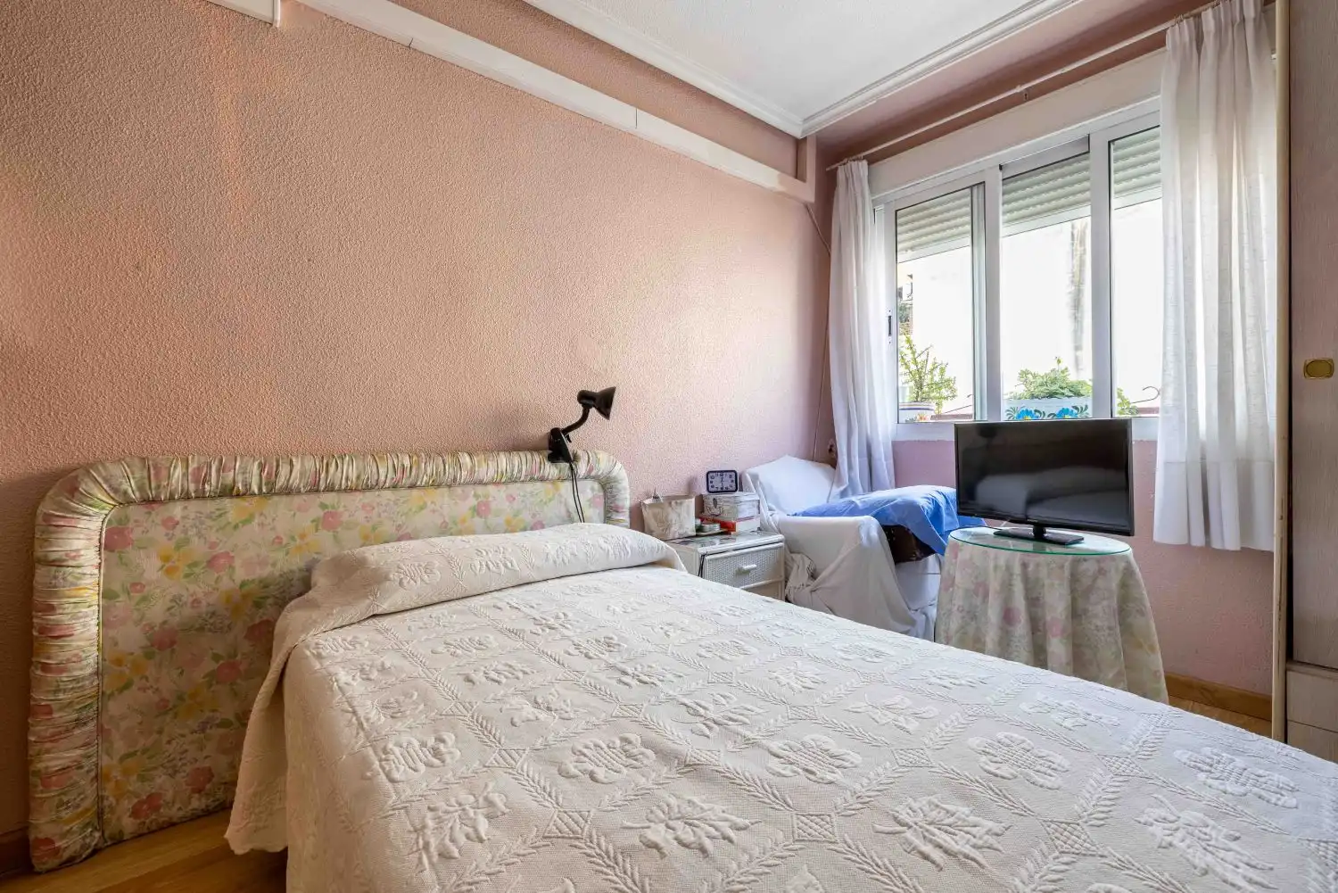 Bedroom of Flat for sale in Murcia  with Air Conditioner, Parquet flooring and Storage room