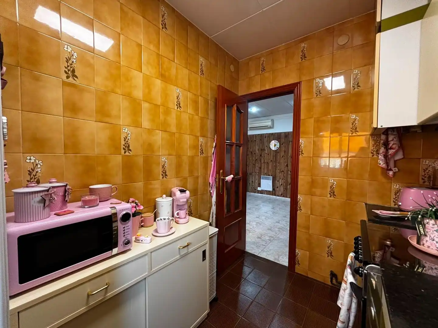 Cocina de Piso en venta en Sabadell con Aire acondicionado, Calefacción y Amueblado