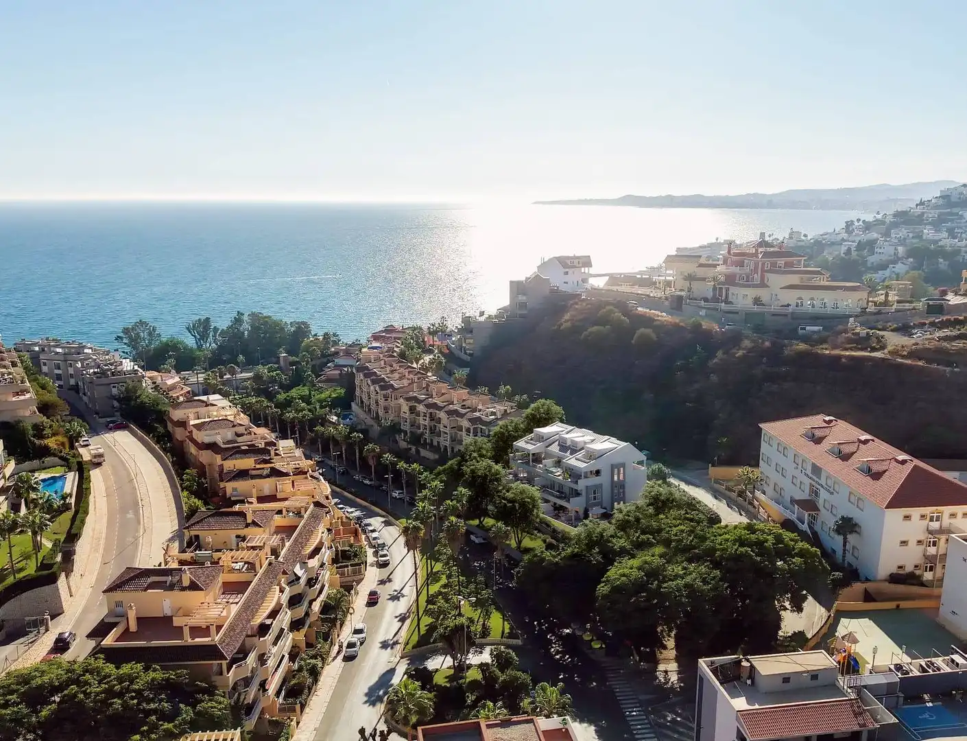 Vista exterior de Apartament en venda en Benalmádena amb Aire condicionat, Calefacció i Jardí privat