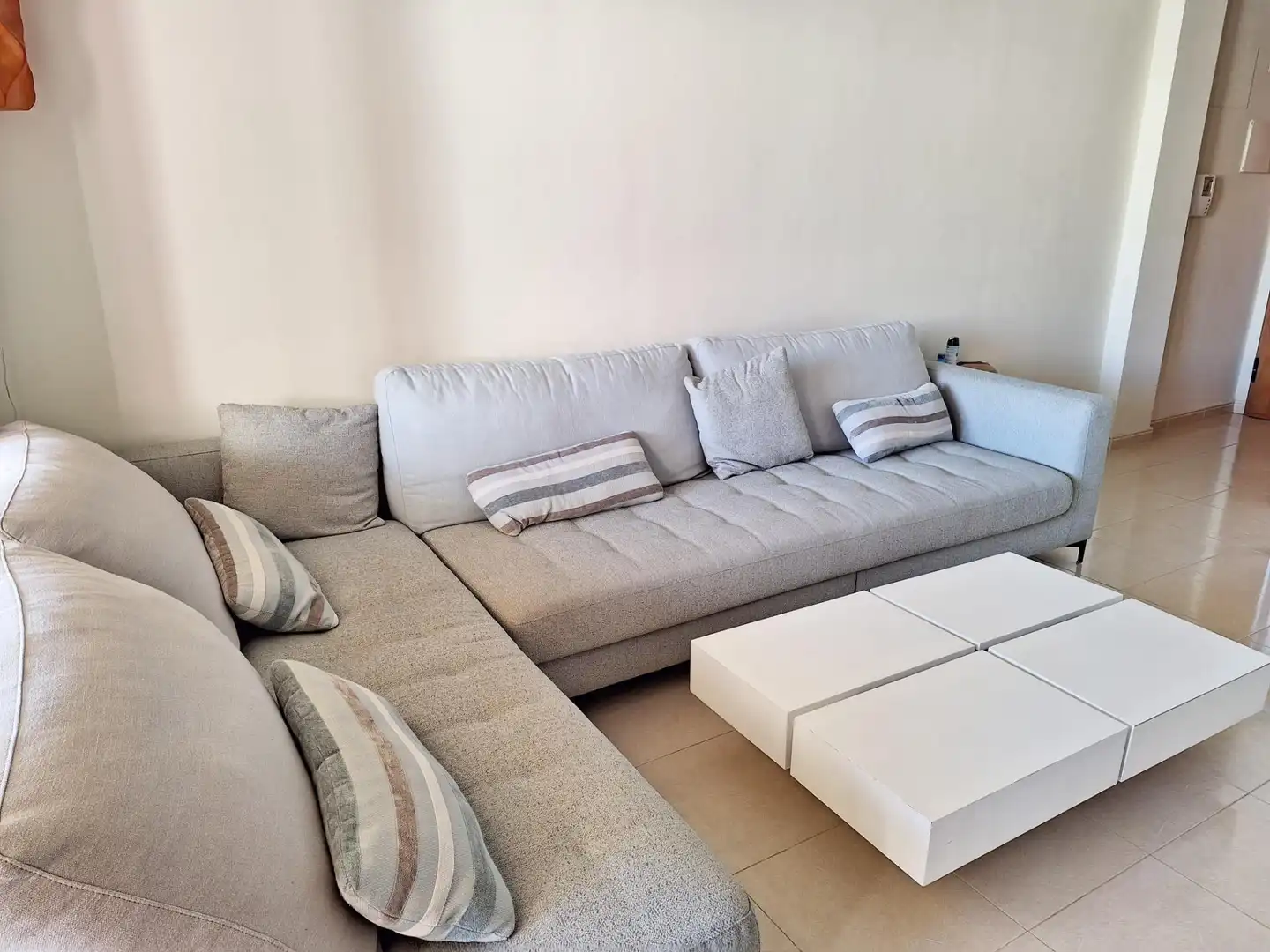 Wohnzimmer von Wohnungen zur Miete in Dénia mit Klimaanlage, Heizung und Privatgarten