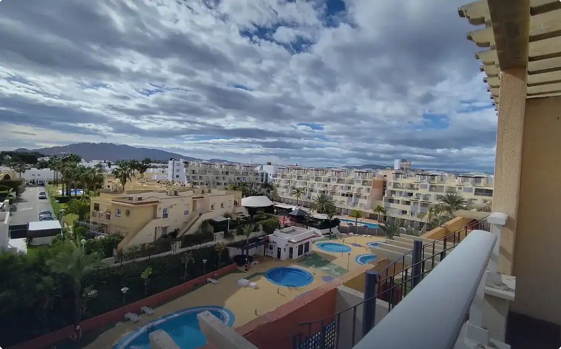 Vista exterior de Apartamento en venta en Vera con Aire acondicionado, Jardín privado y Terraza