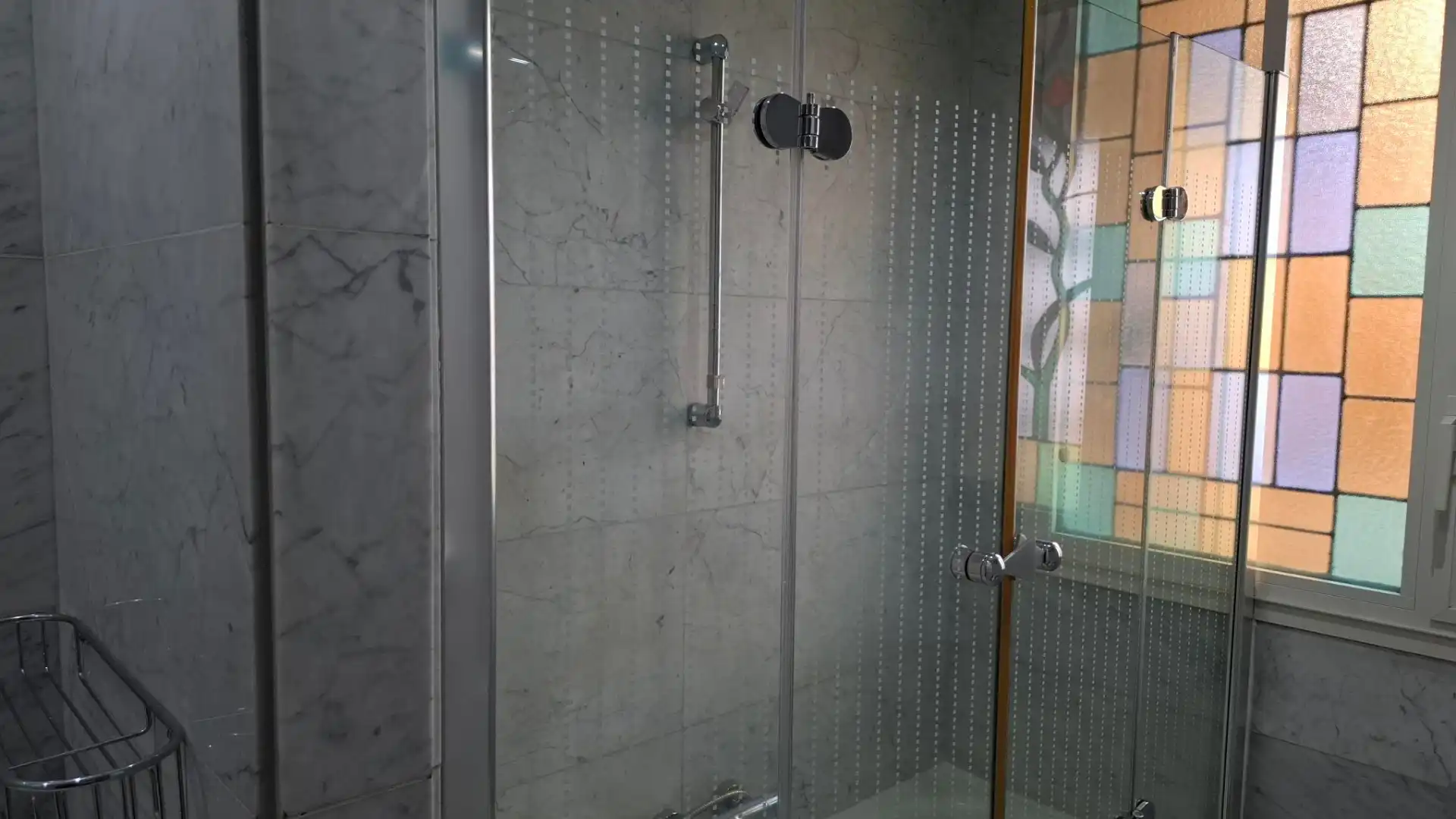 Badezimmer von Dachboden zum Verkauf in Madrid mit Klimaanlage, Heizung und Parkett