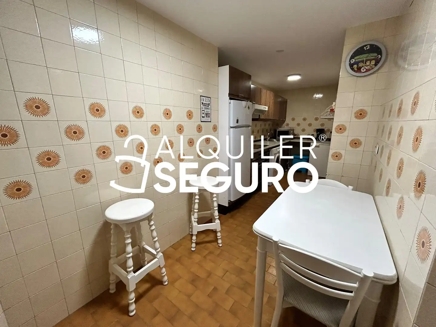 Cocina de Piso de alquiler en Madrid con Aire acondicionado, Calefacción y Amueblado