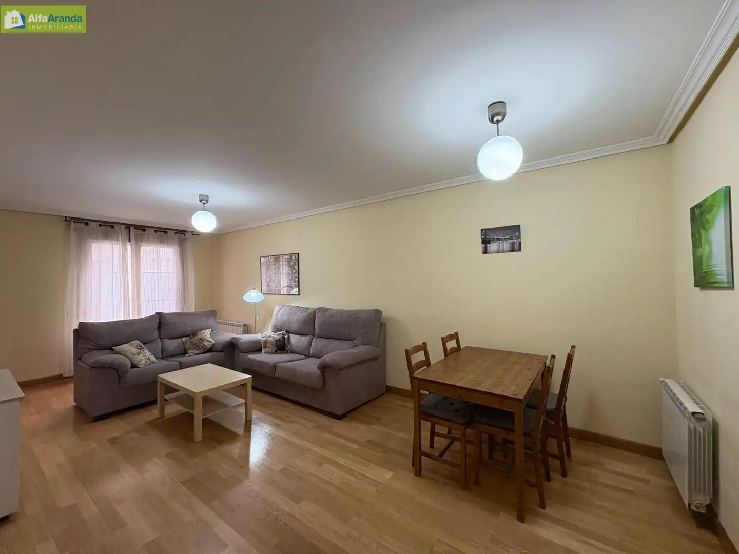 Living room of Apartments for sale in Aranda de Duero  with Heating, Furnished and Balcony