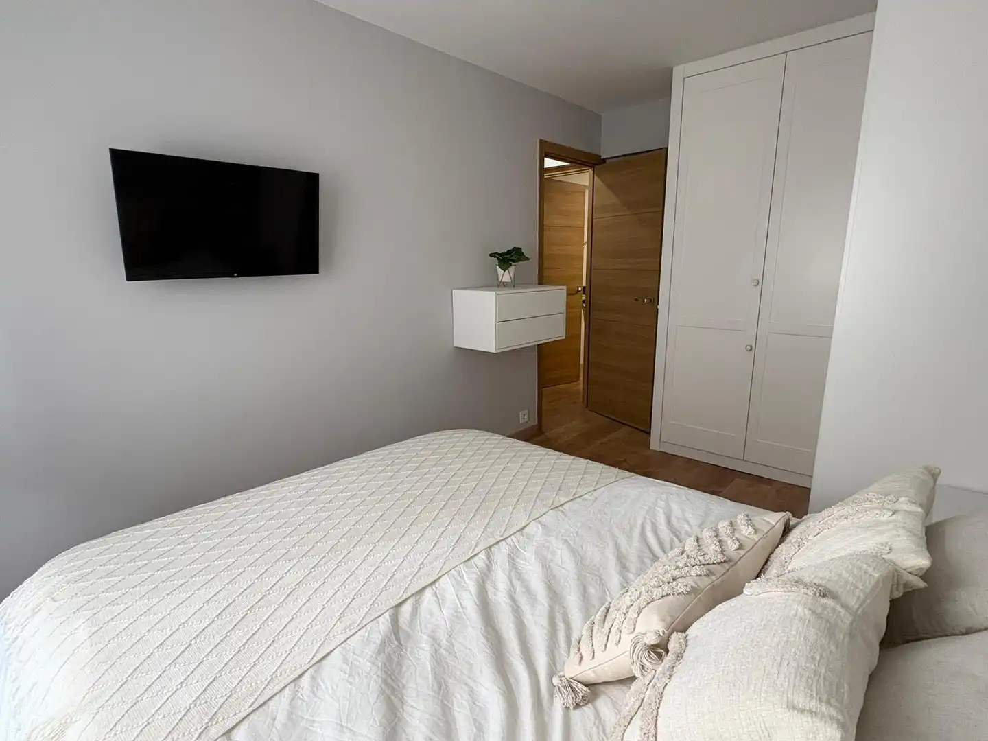 Schlafzimmer von Wohnung zum Verkauf in Santurtzi  mit Heizung, Möbliert und Ofen