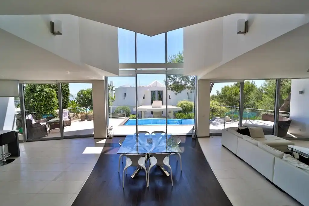 Comedor de Casa o chalet de alquiler en Marbella con Aire acondicionado, Jardín privado y Terraza