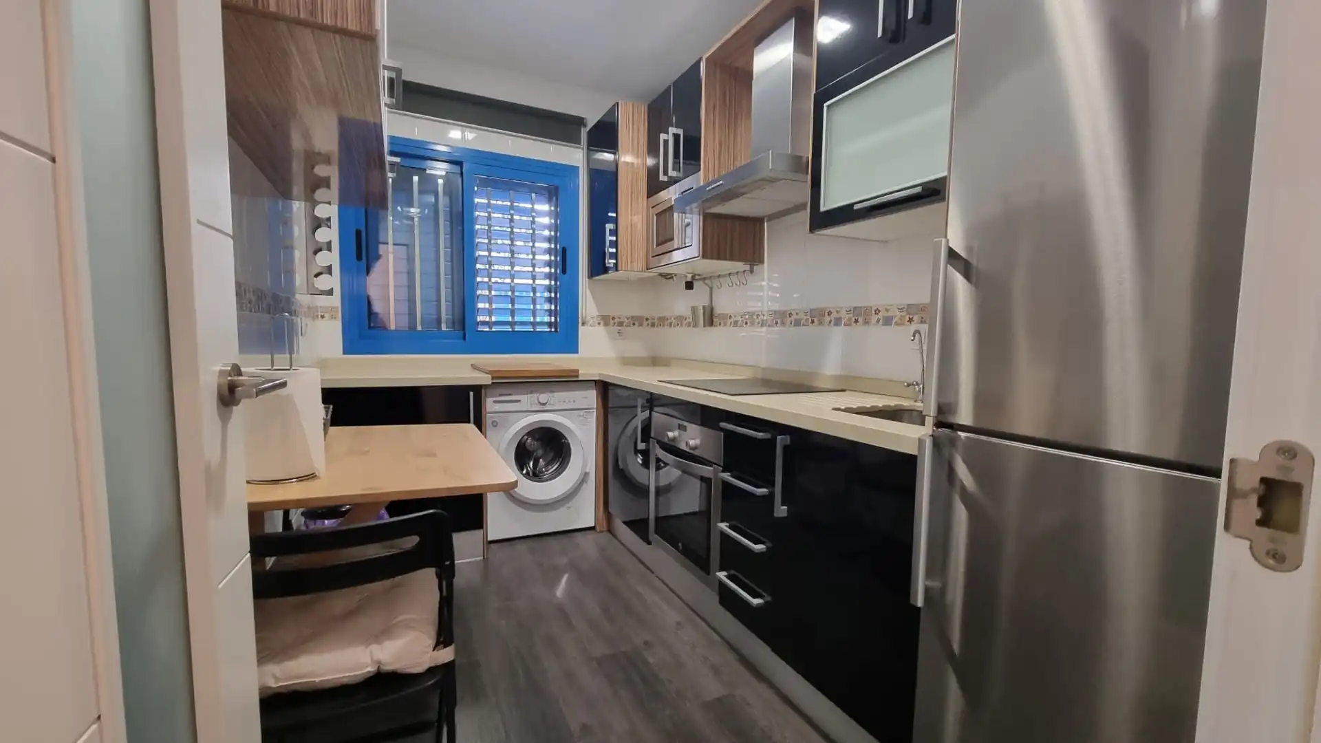 Kitchen of Apartments for rent in Roquetas de Mar  with Air Conditioner, Terrace and Furnished