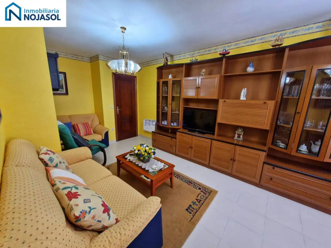 Sala de estar de Apartamento en venta en Noja con Jardín privado, Amueblado y Balcón