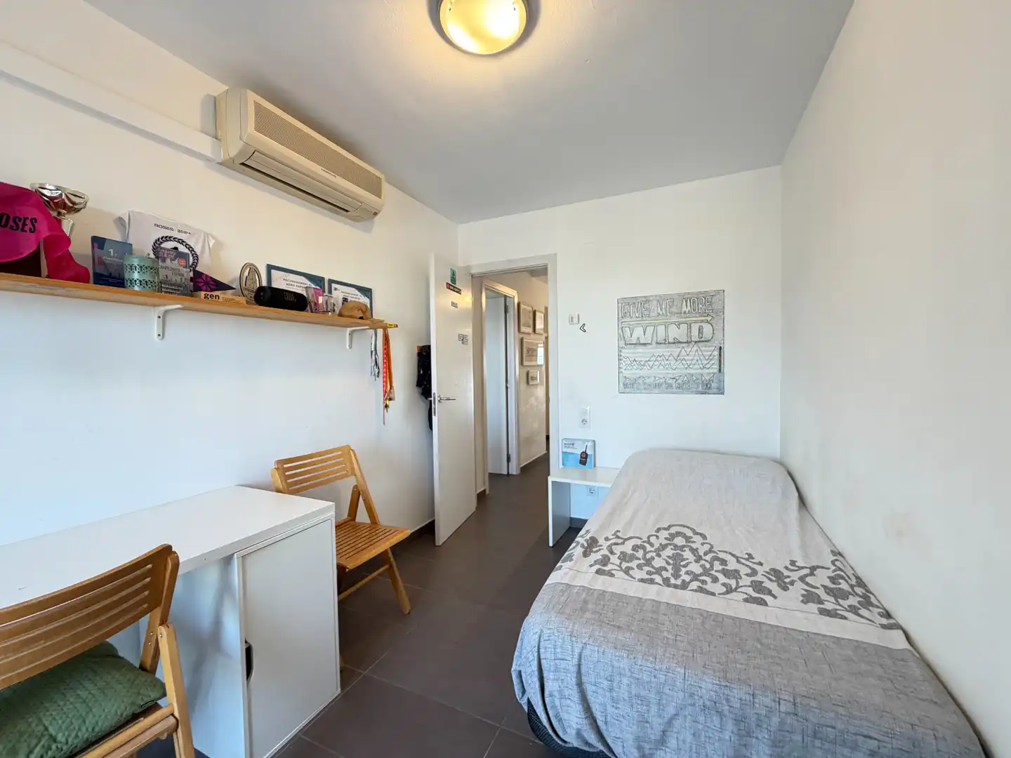 Bedroom of Apartments for sale in Roses  with Air Conditioner, Heating and Terrace