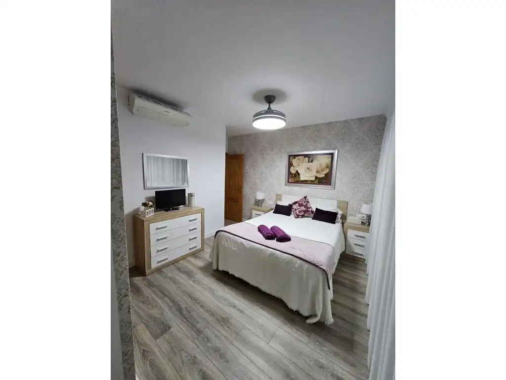 Bedroom of Flat for rent in Torrox  with Air Conditioner, Terrace and Swimming Pool