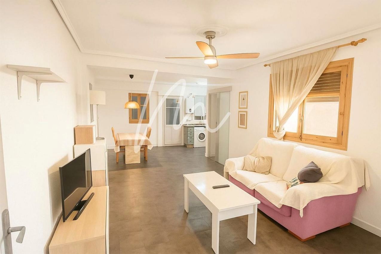 Living room of Flat for sale in  Valencia Capital  with Furnished, Oven and Washing machine
