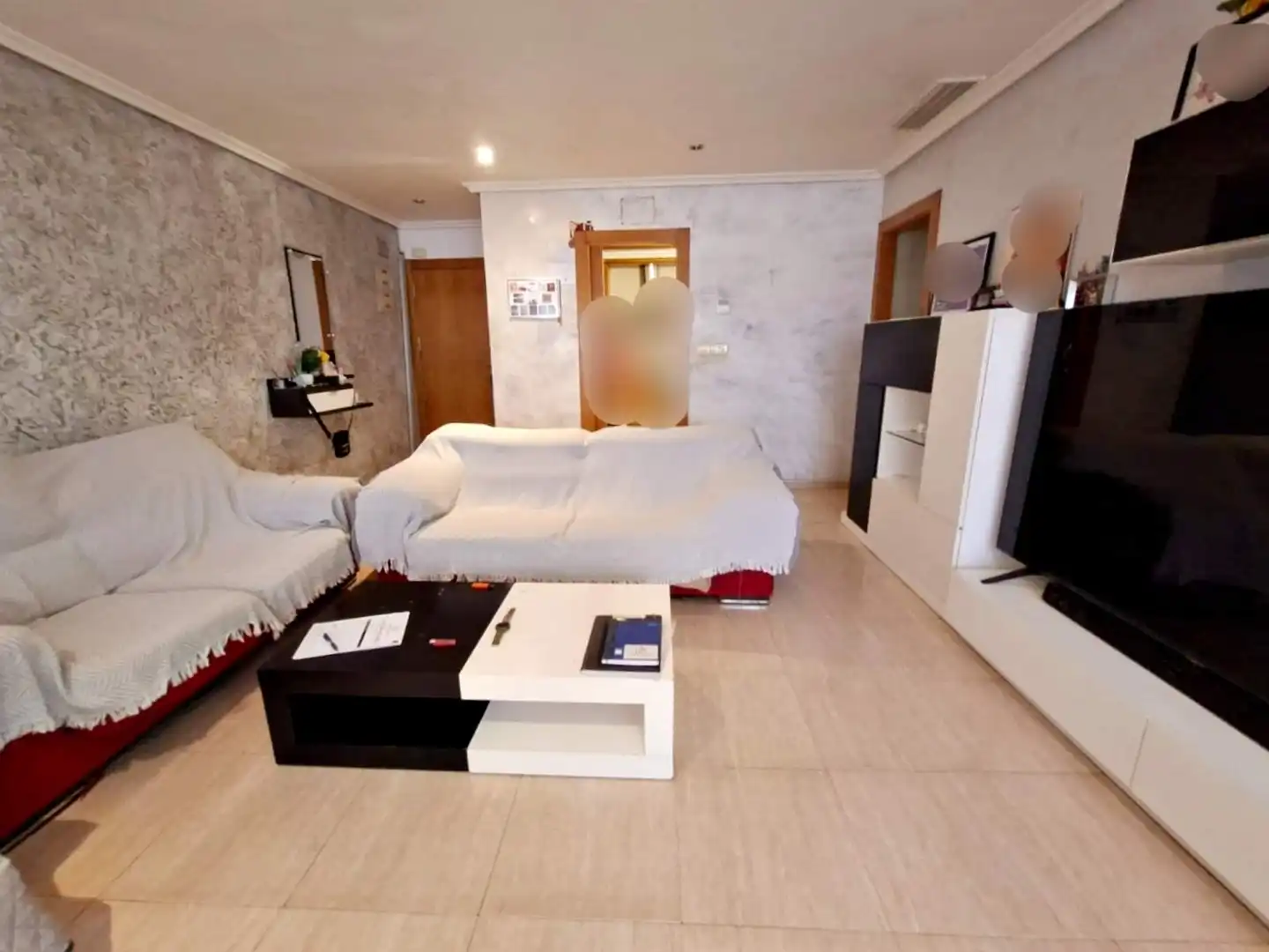Sala de estar de Piso en venta en Aspe con Aire acondicionado, Trastero y Balcón