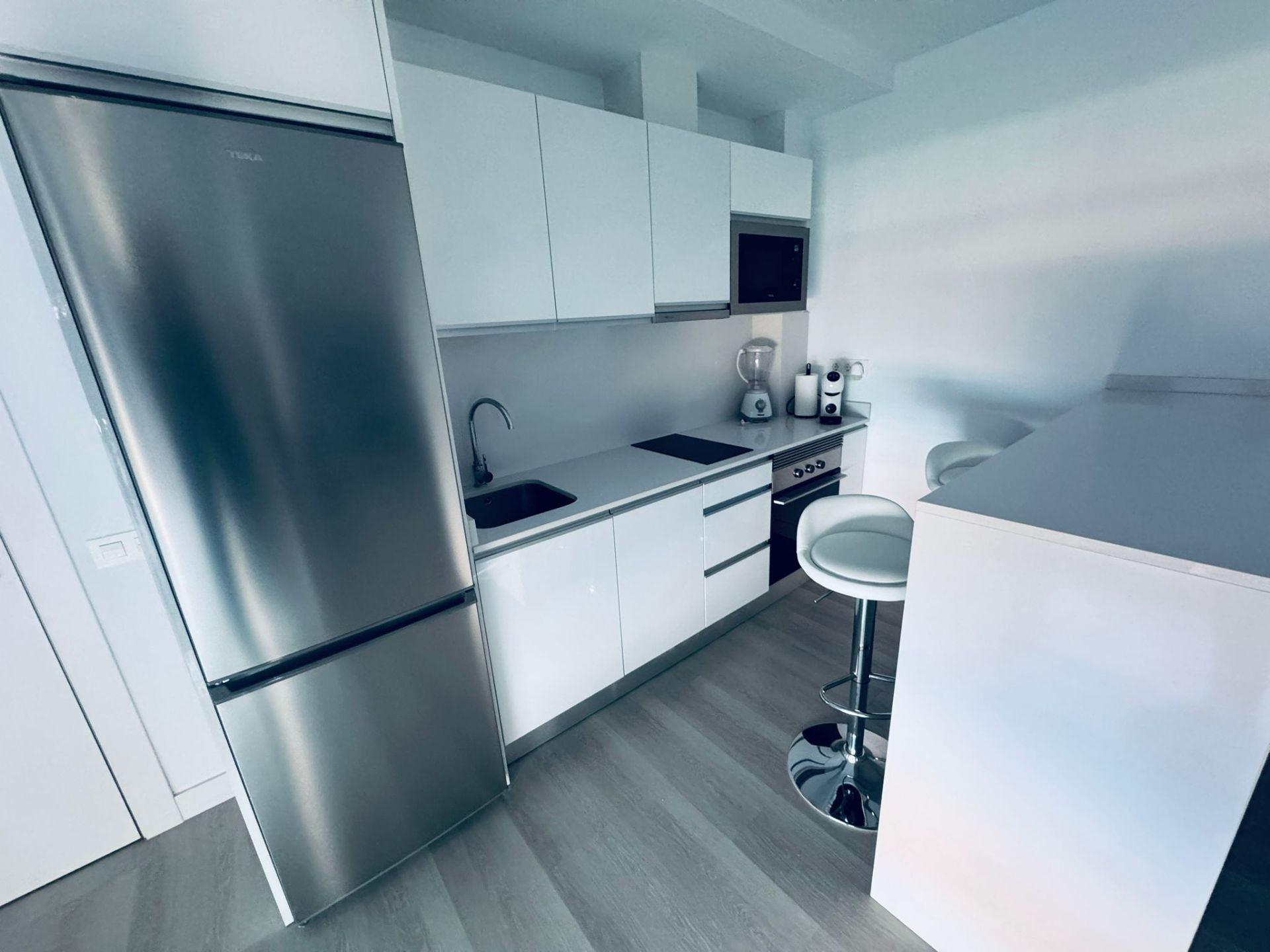 Kitchen of Flat to rent in Mogán  with Air Conditioner, Terrace and Furnished