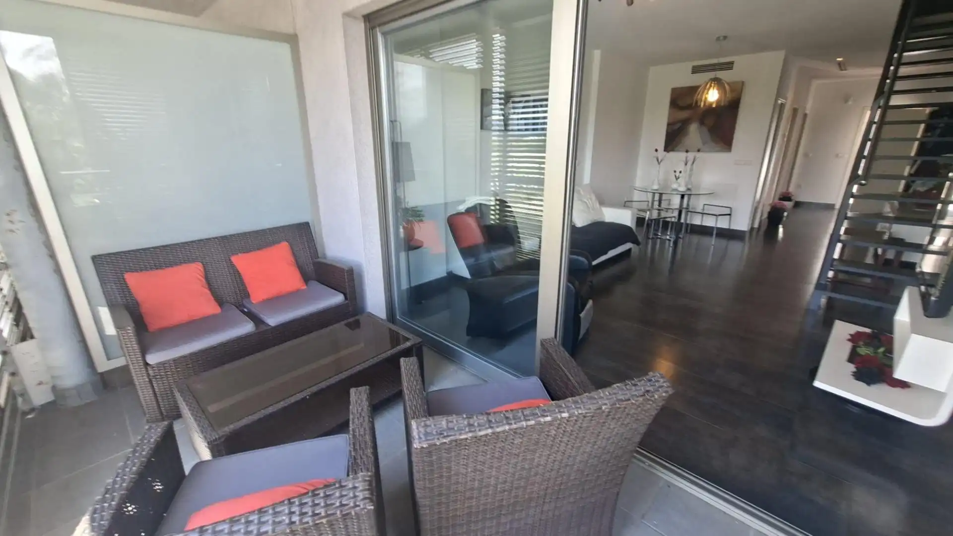 Terrasse von Maisonette zum Verkauf in Daimús mit Klimaanlage, Heizung und Privatgarten