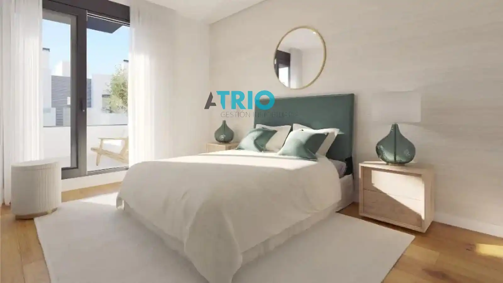 Schlafzimmer von Einfamilien-Reihenhaus zum Verkauf in  Palma de Mallorca mit Klimaanlage, Heizung und Terrasse
